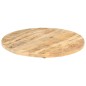 vidaXL Tischplatte Massivholz Mango Rund 25-27 mm 50 cm vidaXL Tischplatte Massivholz Mango Rund 25-27 mm 50 cm