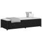 vidaXL Tagesbett Schwarz 90x200 cm Massivholz Kiefer vidaXL Tagesbett Schwarz 90x200 cm Massivholz Kiefer