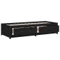 vidaXL Tagesbett Schwarz 90x200 cm Massivholz Kiefer vidaXL Tagesbett Schwarz 90x200 cm Massivholz Kiefer