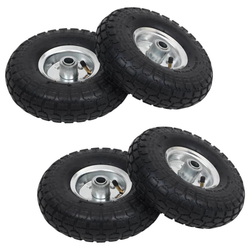 vidaXL Sackkarrenräder 4 Stk. Gummi 4,10 / 3,50 - 4 (260x83) vidaXL Sackkarrenräder 4 Stk. Gummi 4,10 / 3,50 - 4 (260x83)