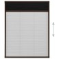 vidaXL Insektenschutz-Plissee für Fenster Aluminium Braun 80x100 cm vidaXL Insektenschutz-Plissee für Fenster Aluminium Braun 80x100 cm