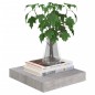 vidaXL Schweberegale 4 Stk. Betongrau 23x23,5x3,8 cm MDF vidaXL Schweberegale 4 Stk. Betongrau 23x23,5x3,8 cm MDF