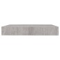 vidaXL Schweberegale 4 Stk. Betongrau 23x23,5x3,8 cm MDF vidaXL Schweberegale 4 Stk. Betongrau 23x23,5x3,8 cm MDF