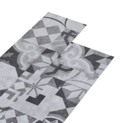 vidaXL PVC-Laminat Nicht Selbstklebend 5,26 m² 2 mm Grau Muster