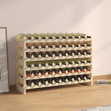 vidaXL Weinregal 101x29x68 cm Massivholz Kiefer
