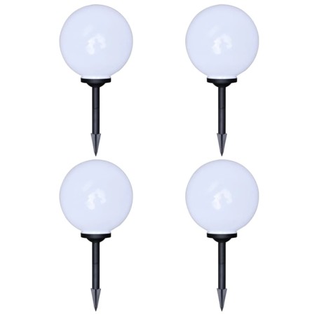 vidaXL Wegeleuchten 4 Stk. LED 30 cm mit Erdspieß