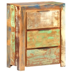 vidaXL Sideboard 59x33x75 cm Altholz Massiv