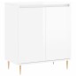 vidaXL Sideboard Hochglanz-Weiß 60x35x70 cm Holzwerkstoff vidaXL Sideboard Hochglanz-Weiß 60x35x70 cm Holzwerkstoff