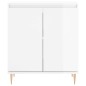 vidaXL Sideboard Hochglanz-Weiß 60x35x70 cm Holzwerkstoff vidaXL Sideboard Hochglanz-Weiß 60x35x70 cm Holzwerkstoff