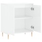 vidaXL Sideboard Hochglanz-Weiß 60x35x70 cm Holzwerkstoff vidaXL Sideboard Hochglanz-Weiß 60x35x70 cm Holzwerkstoff