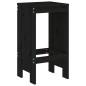 vidaXL Barhocker 2 Stk. Schwarz 40x36x75 cm Massivholz Kiefer vidaXL Barhocker 2 Stk. Schwarz 40x36x75 cm Massivholz Kiefer