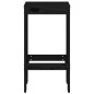 vidaXL Barhocker 2 Stk. Schwarz 40x36x75 cm Massivholz Kiefer vidaXL Barhocker 2 Stk. Schwarz 40x36x75 cm Massivholz Kiefer
