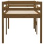 vidaXL Hochbett Honigbraun 80x200 cm Massivholz Kiefer vidaXL Hochbett Honigbraun 80x200 cm Massivholz Kiefer