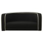 vidaXL Hundesofa Klappbar Schwarz 76x71x30 cm Leinen Waschbares Kissen vidaXL Hundesofa Klappbar Schwarz 76x71x30 cm Leinen Waschbares Kissen