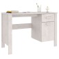 vidaXL Schreibtisch HAMAR Weiß 113x50x75 cm Massivholz Kiefer vidaXL Schreibtisch HAMAR Weiß 113x50x75 cm Massivholz Kiefer