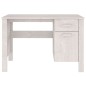 vidaXL Schreibtisch HAMAR Weiß 113x50x75 cm Massivholz Kiefer vidaXL Schreibtisch HAMAR Weiß 113x50x75 cm Massivholz Kiefer