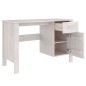 vidaXL Schreibtisch HAMAR Weiß 113x50x75 cm Massivholz Kiefer vidaXL Schreibtisch HAMAR Weiß 113x50x75 cm Massivholz Kiefer