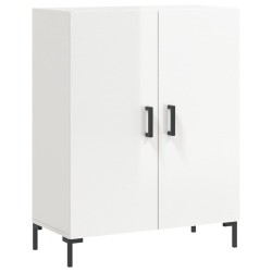 vidaXL Sideboard Hochglanz-Weiß 69,5x34x90 cm Holzwerkstoff