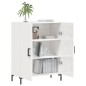 vidaXL Sideboard Hochglanz-Weiß 69,5x34x90 cm Holzwerkstoff vidaXL Sideboard Hochglanz-Weiß 69,5x34x90 cm Holzwerkstoff