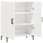 vidaXL Sideboard Hochglanz-Weiß 69,5x34x90 cm Holzwerkstoff vidaXL Sideboard Hochglanz-Weiß 69,5x34x90 cm Holzwerkstoff