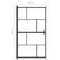 vidaXL Duschkabine ESG 80x140 cm Schwarz vidaXL Duschkabine ESG 80x140 cm Schwarz