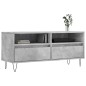 vidaXL TV-Schrank Betongrau 100x34,5x44,5 cm Holzwerkstoff vidaXL TV-Schrank Betongrau 100x34,5x44,5 cm Holzwerkstoff