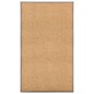 vidaXL Fußmatte Waschbar Creme 90x150 cm vidaXL Fußmatte Waschbar Creme 90x150 cm