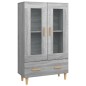 vidaXL Highboard Grau Sonoma 70x31x115 cm Holzwerkstoff vidaXL Highboard Grau Sonoma 70x31x115 cm Holzwerkstoff