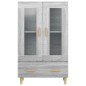 vidaXL Highboard Grau Sonoma 70x31x115 cm Holzwerkstoff vidaXL Highboard Grau Sonoma 70x31x115 cm Holzwerkstoff