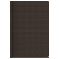 vidaXL Zeltteppich 200x400 cm Braun