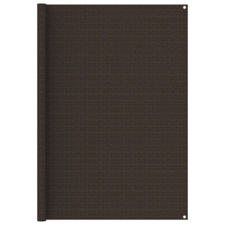 vidaXL Zeltteppich 200x400 cm Braun