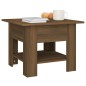 vidaXL Couchtisch Braun Eichen-Optik 55x55x42 cm Holzwerkstoff vidaXL Couchtisch Braun Eichen-Optik 55x55x42 cm Holzwerkstoff