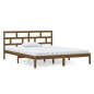 vidaXL Massivholzbett Honigbraun 120x190 cm vidaXL Massivholzbett Honigbraun 120x190 cm