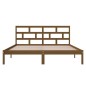 vidaXL Massivholzbett Honigbraun 120x190 cm vidaXL Massivholzbett Honigbraun 120x190 cm