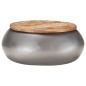vidaXL Couchtisch Grau 68x68x30 cm Recyceltes Massivholz vidaXL Couchtisch Grau 68x68x30 cm Recyceltes Massivholz