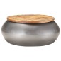 vidaXL Couchtisch Grau 68x68x30 cm Recyceltes Massivholz vidaXL Couchtisch Grau 68x68x30 cm Recyceltes Massivholz