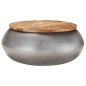 vidaXL Couchtisch Grau 68x68x30 cm Recyceltes Massivholz vidaXL Couchtisch Grau 68x68x30 cm Recyceltes Massivholz