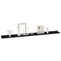 vidaXL Wandregale 2 Stk. Schwarz 115x9x3 cm vidaXL Wandregale 2 Stk. Schwarz 115x9x3 cm