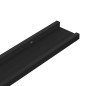 vidaXL Wandregale 2 Stk. Schwarz 115x9x3 cm vidaXL Wandregale 2 Stk. Schwarz 115x9x3 cm