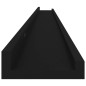 vidaXL Wandregale 2 Stk. Schwarz 115x9x3 cm vidaXL Wandregale 2 Stk. Schwarz 115x9x3 cm
