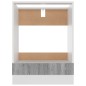 vidaXL Herdumbauschrank Grau Sonoma 60x46x81,5 cm Holzwerkstoff vidaXL Herdumbauschrank Grau Sonoma 60x46x81,5 cm Holzwerkstoff