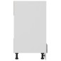 vidaXL Herdumbauschrank Grau Sonoma 60x46x81,5 cm Holzwerkstoff vidaXL Herdumbauschrank Grau Sonoma 60x46x81,5 cm Holzwerkstoff