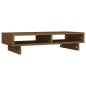 vidaXL Monitorständer Honigbraun 60x27x14 cm Massivholz Kiefer vidaXL Monitorständer Honigbraun 60x27x14 cm Massivholz Kiefer