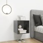 vidaXL Wandschrank Hochglanz-Grau 37x37x37 cm Holzwerkstoff vidaXL Wandschrank Hochglanz-Grau 37x37x37 cm Holzwerkstoff