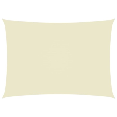 vidaXL Sonnensegel Oxford-Gewebe Rechteckig 2,5x5 m Creme