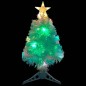 vidaXL Künstlicher Weihnachtsbaum mit LED Weiß 64 cm Glasfaser vidaXL Künstlicher Weihnachtsbaum mit LED Weiß 64 cm Glasfaser