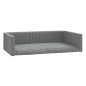 vidaXL Kofferraum-Hundebett Hellgrau 70x45 cm Leinenoptik vidaXL Kofferraum-Hundebett Hellgrau 70x45 cm Leinenoptik
