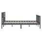 vidaXL Massivholzbett Grau 120x200 cm vidaXL Massivholzbett Grau 120x200 cm