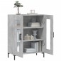 vidaXL Sideboard Betongrau 69,5x34x90 cm Holzwerkstoff vidaXL Sideboard Betongrau 69,5x34x90 cm Holzwerkstoff