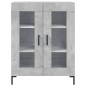 vidaXL Sideboard Betongrau 69,5x34x90 cm Holzwerkstoff vidaXL Sideboard Betongrau 69,5x34x90 cm Holzwerkstoff